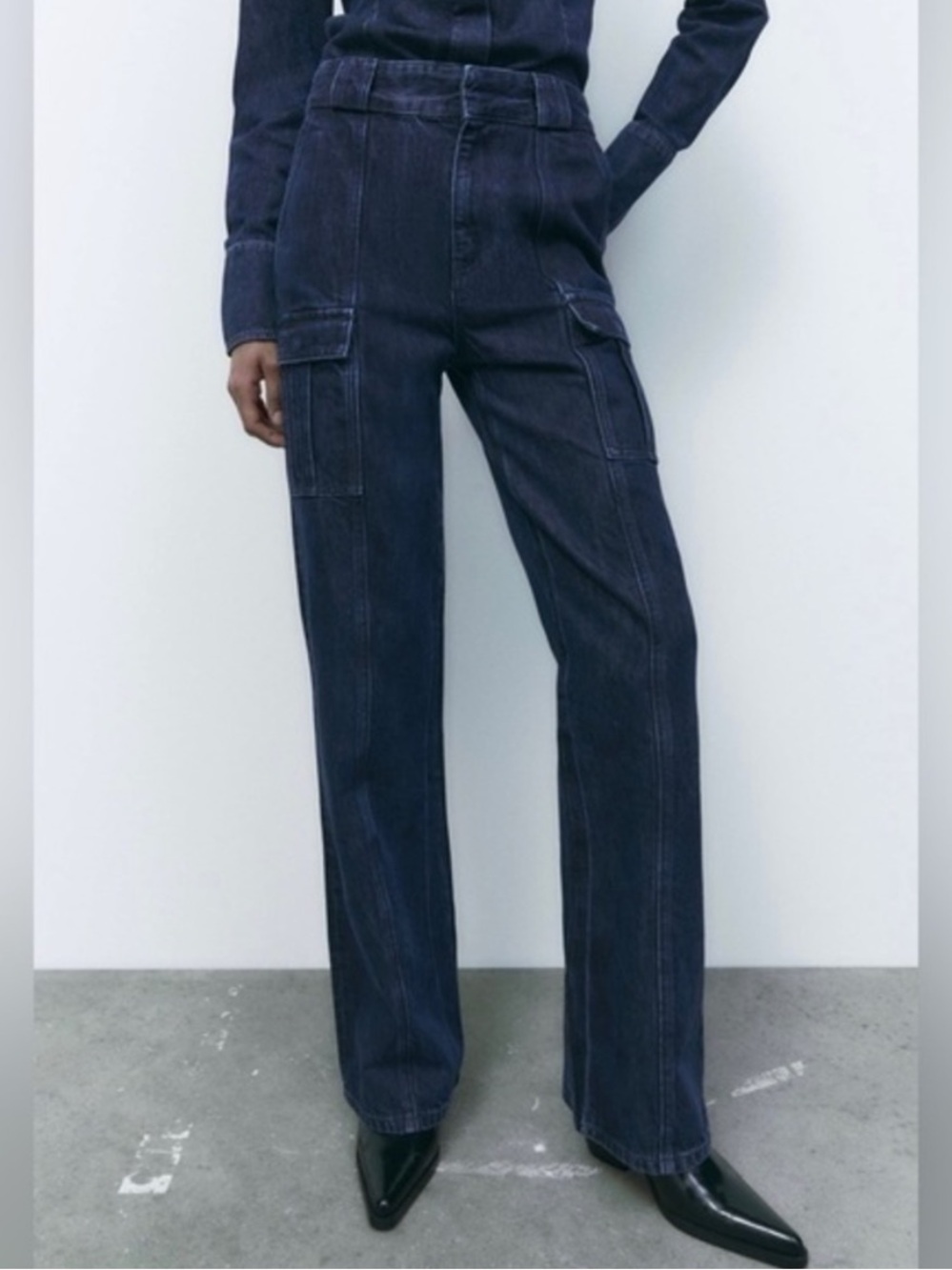 Zara Tailored Cargo Pant Jeans